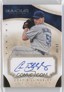 2014 Panini Immaculate Collection - Autographs #44 - Chad Billingsley /49