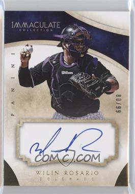 2014 Panini Immaculate Collection - Autographs #74 - Wilin Rosario /99