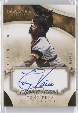 2014 Panini Immaculate Collection - Autographs #90 - Tony Pena /99