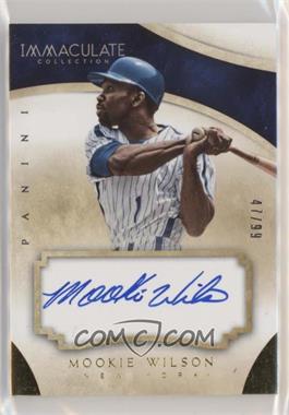 2014 Panini Immaculate Collection - Autographs #92 - Mookie Wilson /99