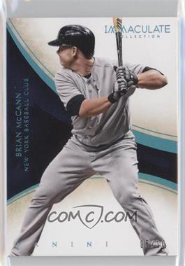 2014 Panini Immaculate Collection - [Base] - Blue #87 - Brian McCann /10