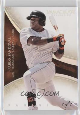 2014 Panini Immaculate Collection - [Base] - Platinum #66 - Pablo Sandoval /1