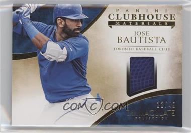 2014 Panini Immaculate Collection - Clubhouse Materials #4 - Jose Bautista /49