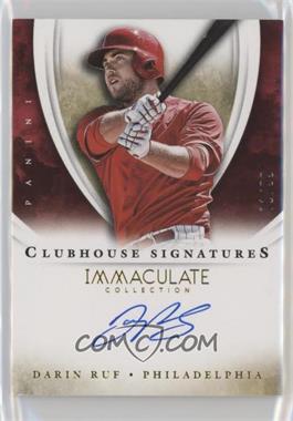 2014 Panini Immaculate Collection - Clubhouse Signatures #47 - Darin Ruf /99 [EX to NM]