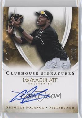 2014 Panini Immaculate Collection - Clubhouse Signatures #48 - Gregory Polanco /99