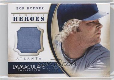2014 Panini Immaculate Collection - Heroes Materials #27 - Bob Horner /49