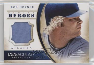 2014 Panini Immaculate Collection - Heroes Materials #27 - Bob Horner /49