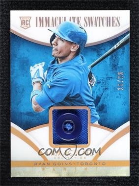 2014 Panini Immaculate Collection - Immaculate Swatches - Premium #74 - Ryan Goins /20