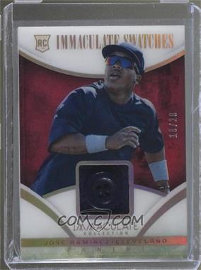 2014 Panini Immaculate Collection - Immaculate Swatches - Premium #80 - Jose Ramirez /20