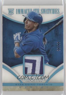 2014 Panini Immaculate Collection - Immaculate Swatches - Prime #74 - Ryan Goins /99 [EX to NM]