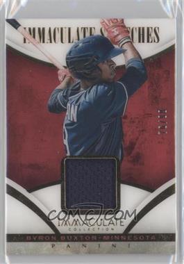 2014 Panini Immaculate Collection - Immaculate Swatches #89 - Byron Buxton /99