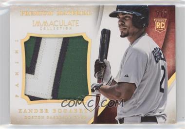 2014 Panini Immaculate Collection - Premium Material - Prime #24 - Xander Bogaerts /5