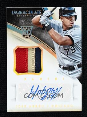 2014 Panini Immaculate Collection - Rookie Autograph Material - Prime #154 - Jose Abreu /99