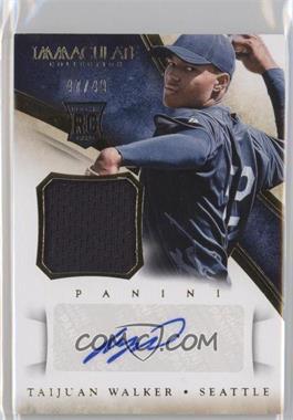 2014 Panini Immaculate Collection - Rookie Autograph Material #121 - Taijuan Walker /49