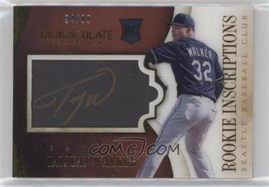 2014 Panini Immaculate Collection - Rookie Inscriptions - Gold #129 - Taijuan Walker /99