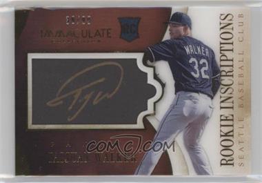 2014 Panini Immaculate Collection - Rookie Inscriptions - Gold #129 - Taijuan Walker /99