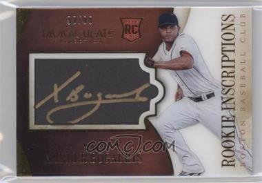 2014 Panini Immaculate Collection - Rookie Inscriptions - Gold #131 - Xander Bogaerts /99