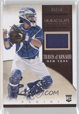 2014 Panini Immaculate Collection - Singles Material #31 - Travis d'Arnaud /99