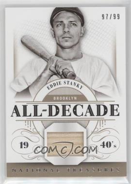 2014 Panini National Treasures - All Decade #25 - Eddie Stanky /99