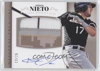 Rookie Material Signatures - Adrian Nieto #/25