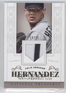 2014 Panini National Treasures - [Base] - Prime #129 - Felix Hernandez /25