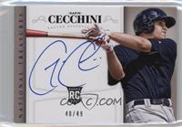 Rookie Signatures - Garin Cecchini #/49