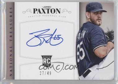 2014 Panini National Treasures - [Base] - Purple #220 - Rookie Signatures - James Paxton /49