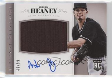 2014 Panini National Treasures - [Base] #201 - Rookie Material Signatures - Andrew Heaney /99