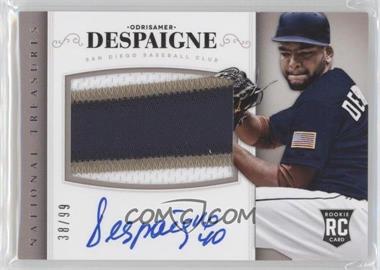 2014 Panini National Treasures - [Base] #207 - Rookie Material Signatures - Odrisamer Despaigne /99