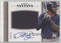 Rookie Material Signatures - Domingo Santana #/99