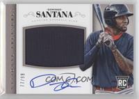 Rookie Material Signatures - Domingo Santana #/99