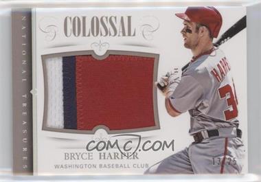 2014 Panini National Treasures - Colossal - Jersey Numbers Prime #5 - Bryce Harper /25