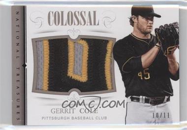 2014 Panini National Treasures - Colossal - Team Logos Prime #14 - Gerrit Cole /11