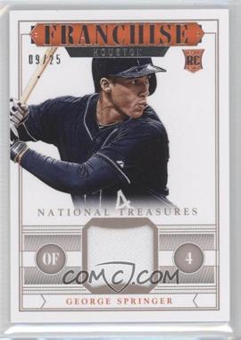 2014 Panini National Treasures - Franchise #11 - George Springer /25