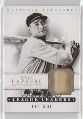 2014 Panini National Treasures - League Leaders #3 - Tony Lazzeri /25