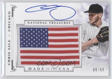 2014 Panini National Treasures - Made in … #14 - Chris Sale /99