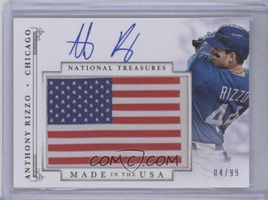 2014 Panini National Treasures - Made in … #4 - Anthony Rizzo /99