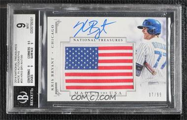 2014 Panini National Treasures - Made in … #58 - Kris Bryant /99 [BGS 9 MINT]