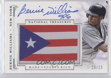 2014 Panini National Treasures - Made in … #65 - Bernie Williams /25