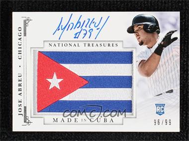 2014 Panini National Treasures - Made in … #93 - Jose Abreu /99