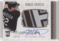 Matt Davidson #/25