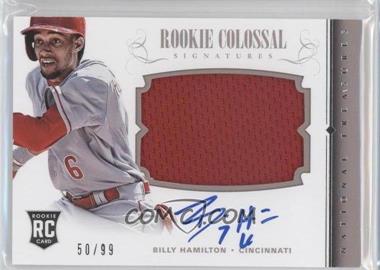 2014 Panini National Treasures - Rookie Colossal Signatures #9 - Billy Hamilton /99