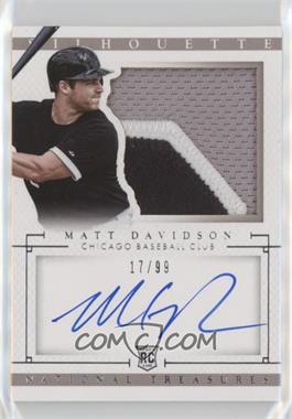 2014 Panini National Treasures - Rookie Silhouette Autographs #17 - Matt Davidson /99