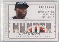 Torii Hunter #/25