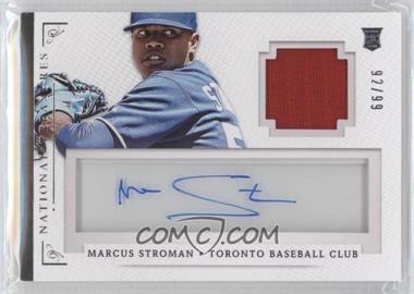 2014 Panini National Treasures - Treasure Signature Materials #65 - Marcus Stroman /99