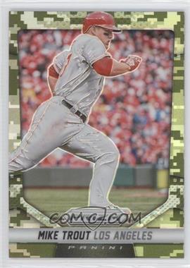 2014 Panini Prizm - [Base] - Camo Prizm #3 - Mike Trout