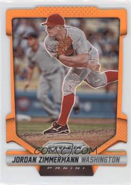 2014 Panini Prizm - [Base] - Orange Prizm Die-Cut #101 - Jordan Zimmermann /60