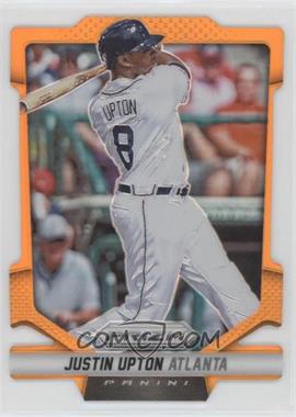 2014 Panini Prizm - [Base] - Orange Prizm Die-Cut #35 - Justin Upton /60