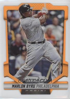 2014 Panini Prizm - [Base] - Orange Prizm Die-Cut #51 - Marlon Byrd /60