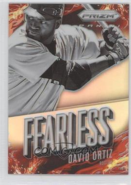 2014 Panini Prizm - Fearless - Silver Prizm #5 - David Ortiz